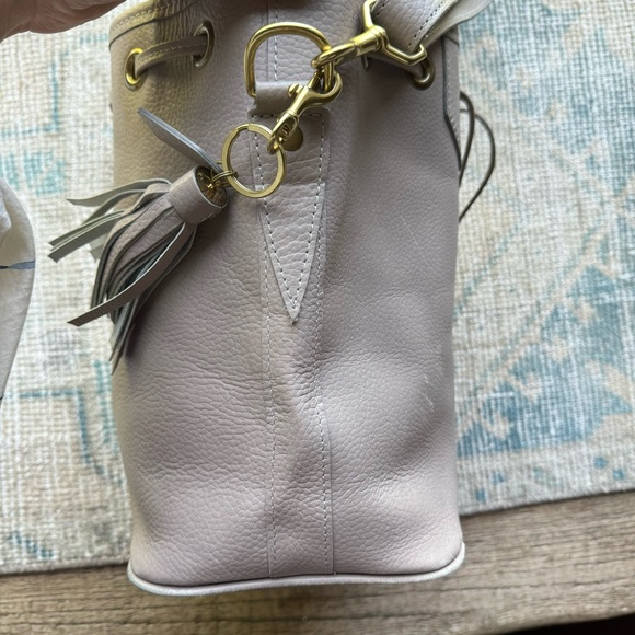 J.W. Hulme leather drawstring bucket bag - Picture 2 of 13